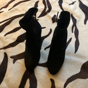 Black Suede Steve Madden Boots